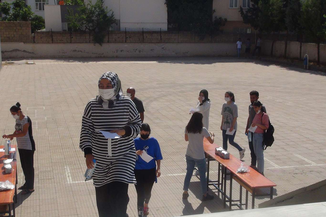 The first session of university entrance exam starts in Turkey
